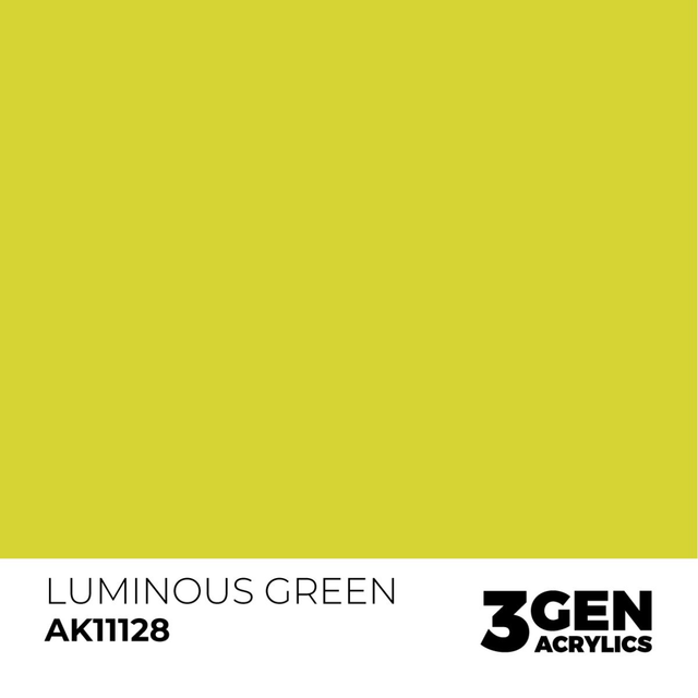 3rd Gen. Acrylics 128 Luminous Green