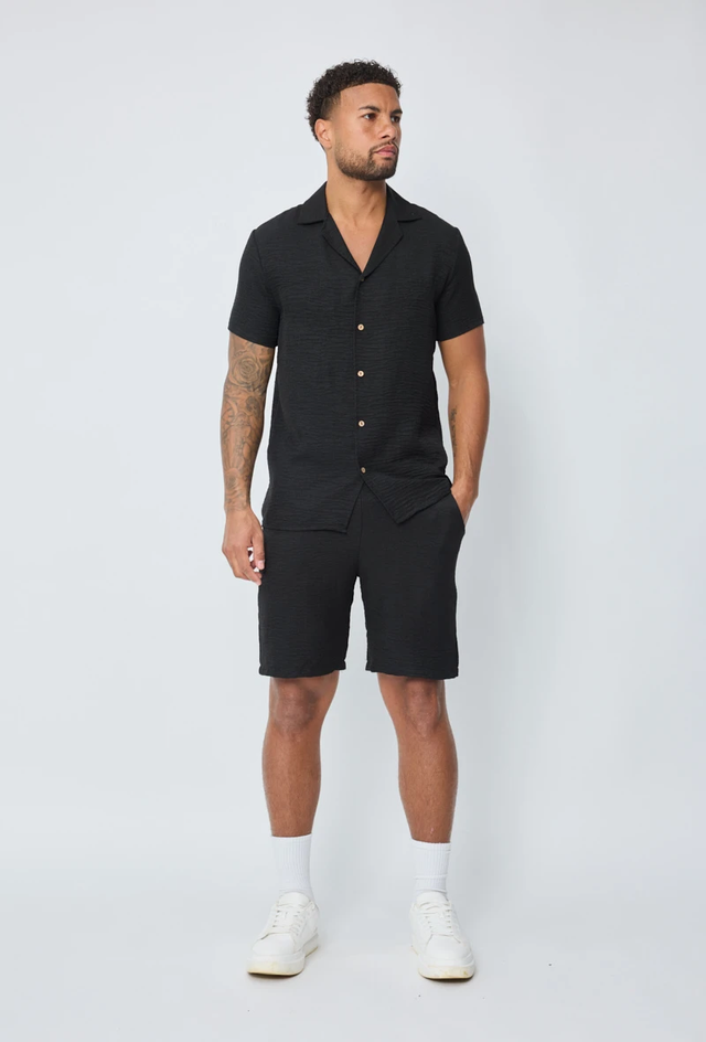 ENSEMBLE CHEMISE SHORT HOMME FRILIVIN