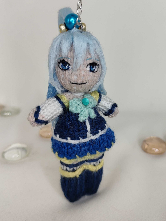 Mini art doll – Aqua inspired