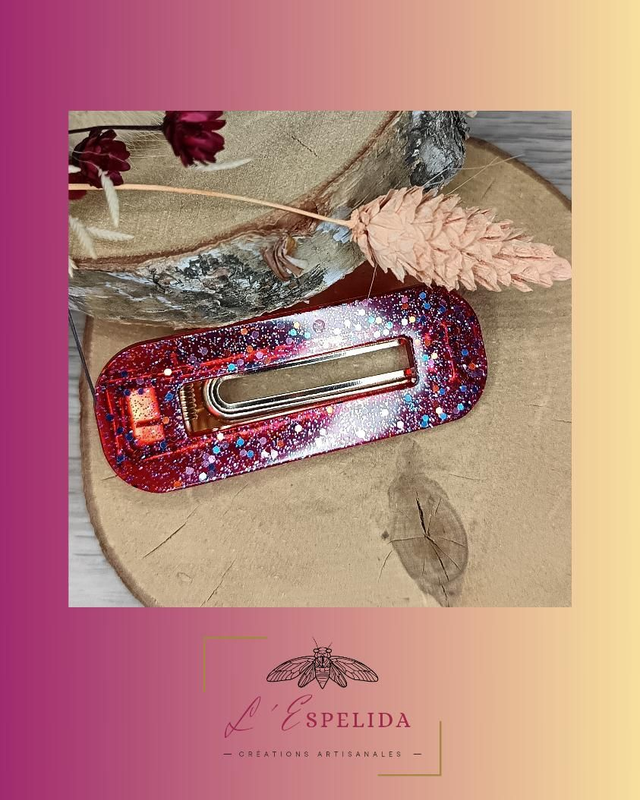 Barrette rectangulaire 