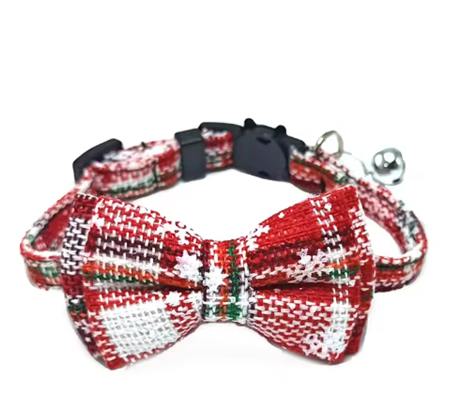 Collier pour chat détachable pour Noël