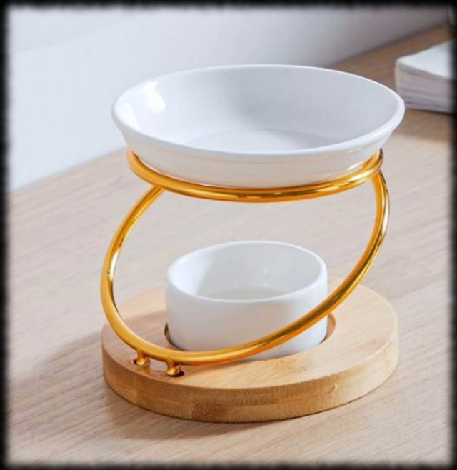 Hula - Brûleur en céramique - pour fondants et huiles parfumées 