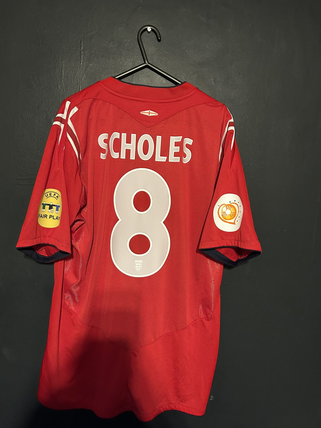 (L) England 2004 Away / SCHOLES 8