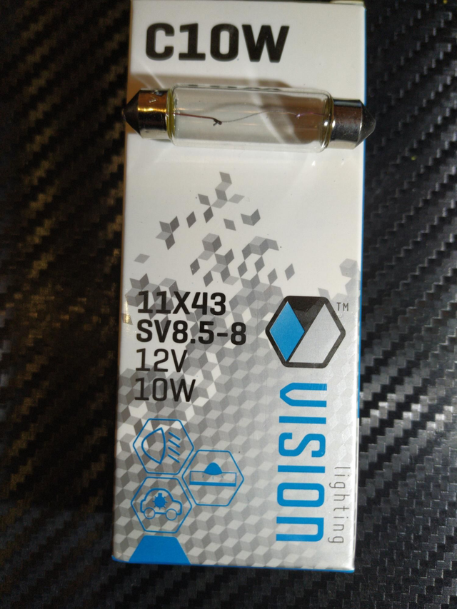 VISION Soffittenlampe C10W 11x43 SV8.5-8 ( 12V 10 Watt ) Bulk 