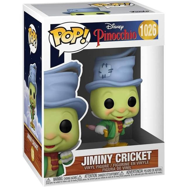 Funko Pinocchio 80th Anniversary POP! Disney Vinyl Figure Street Jiminy 9 Cm