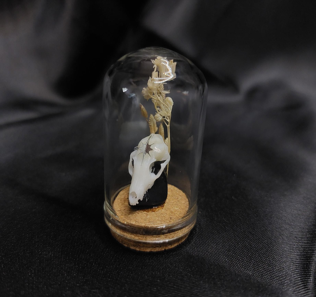 Mini-cloche renard blanc