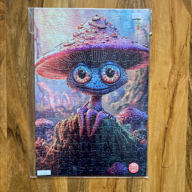 Mushroom creature limited to 1 A3 200 piece jigsaw