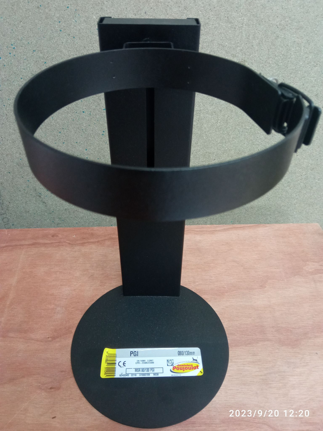 MAINTIEN AU SOL REGLABLE 80PGI NOIR - 37080709 /9030