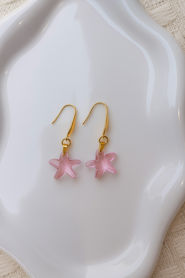 Stella Svarovski e argento 925 placcato oro 24k