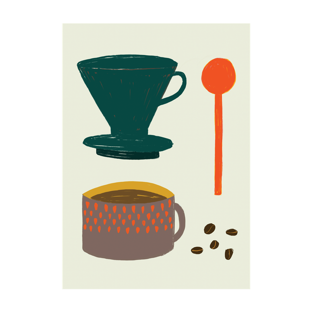 A3 Print - Coffee First