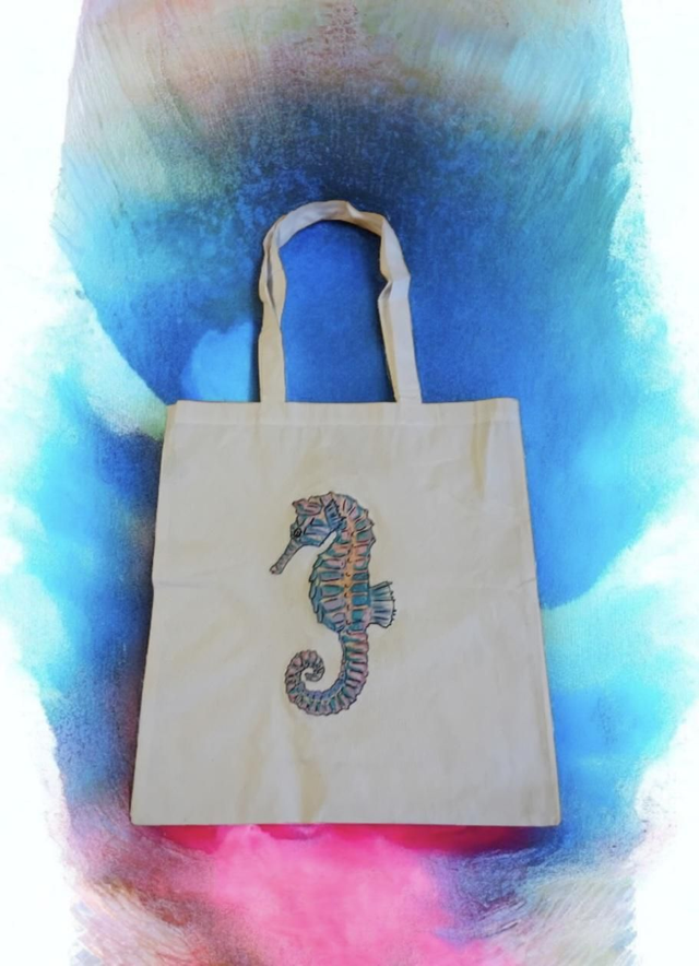 The Seahorse Tote Bag