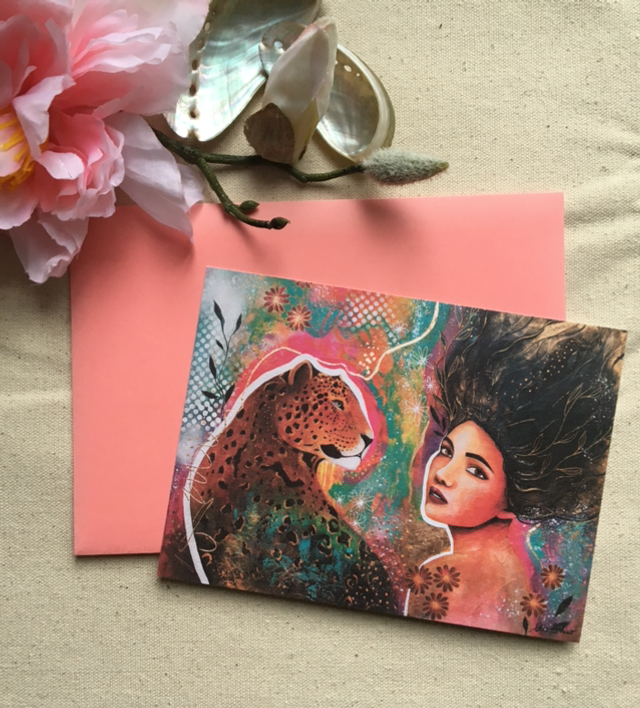 Féline - Carte postale