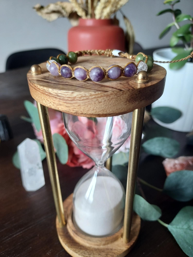 Lepidolite - Sélénite - Serpentine