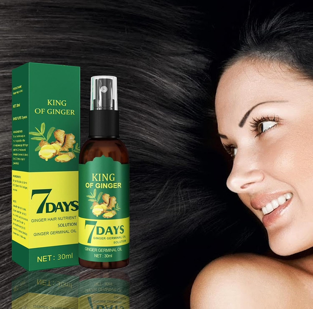 Ginger Anti Hair Loss 7-days Oil,Natural Ginger Hair Growth s-erum 