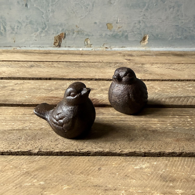 Cute Cast Iron Birds