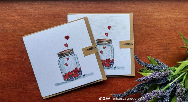 Jar of Hearts Greeting Card