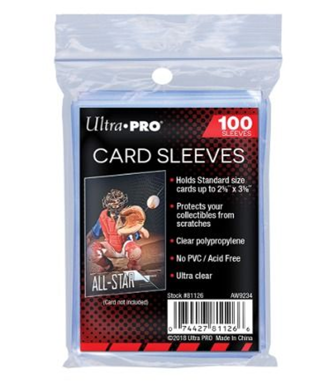 Ultra PRO Trading Card Penny Sleeves® 100 Pack 2.5" x 3.5"