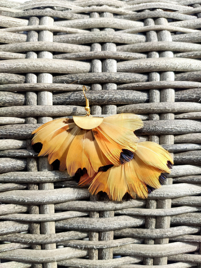 Boucles d'oreilles demi-lune Huppe