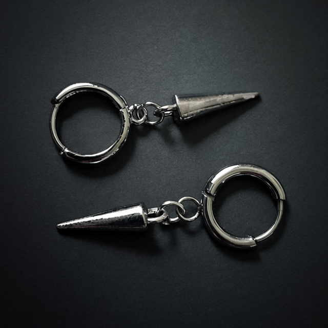 Small Spike Hoops