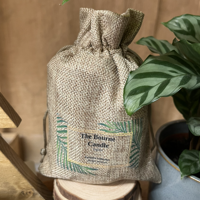 Draw string Burlap bag 