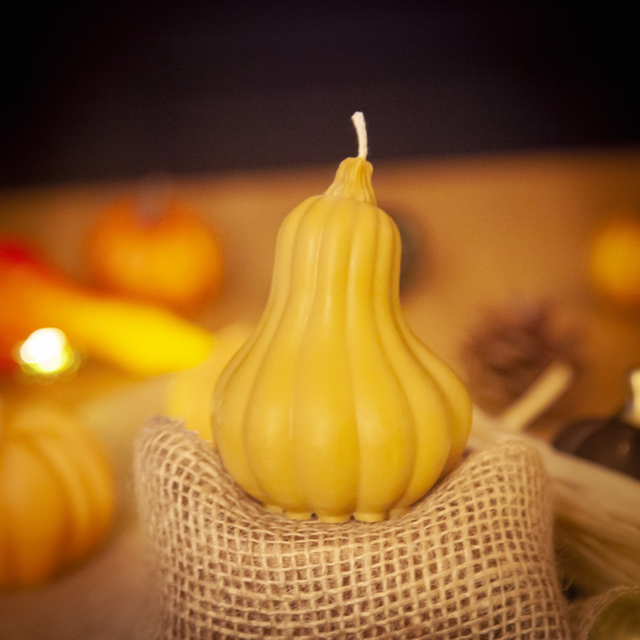 Pumkin Shape - Bougie d'automne citrouille à la cire végétale