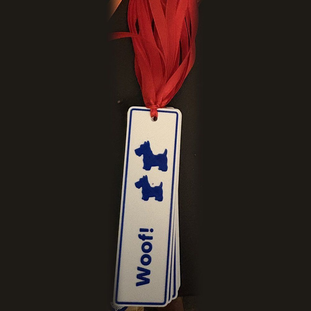 3D Printed Bookmarks
