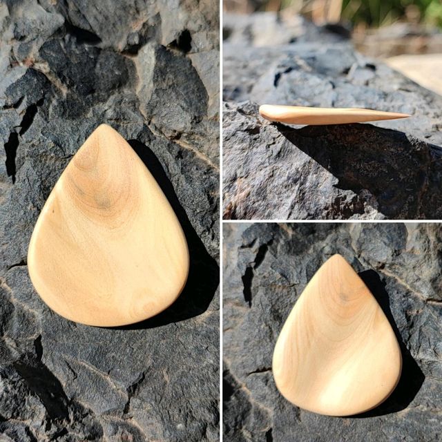 Médiator en Bois de Genévrier Cade