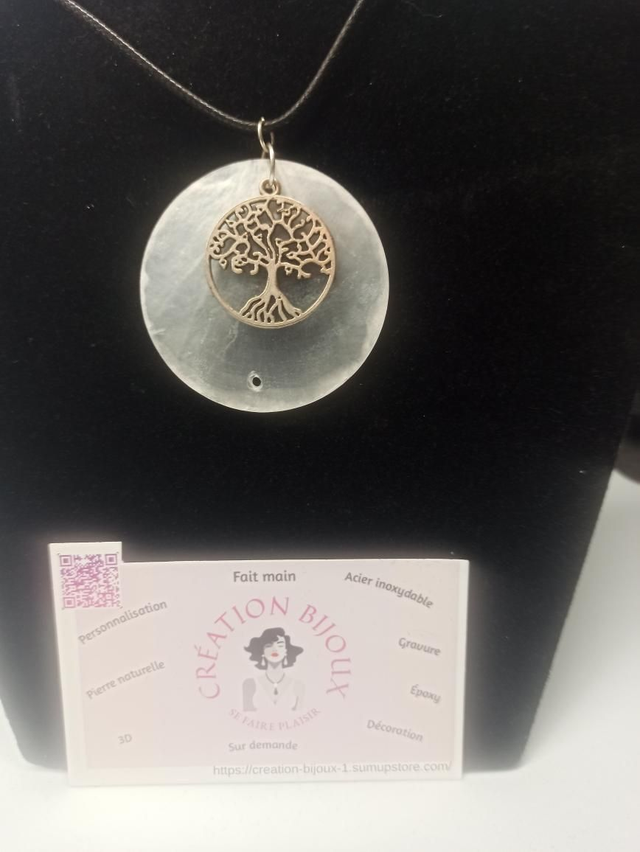 Collier nacre arbre de vie 