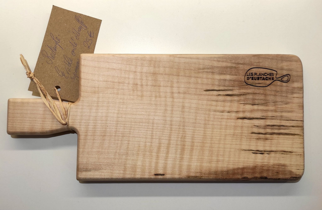 Rectangle Erable Sycomore ondé &amp; échauffé