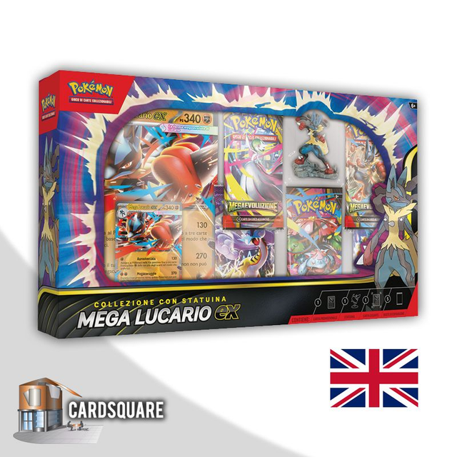 Pokémon - Collezione con Statuina Mega Lucario ex