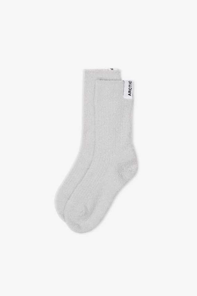 Arctic Fox Recycled Cosy Socks  - Grey