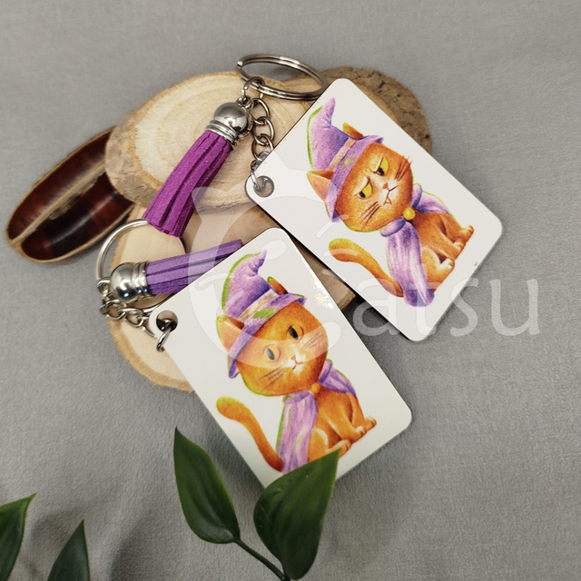 Porte clé imprimé Rectangle