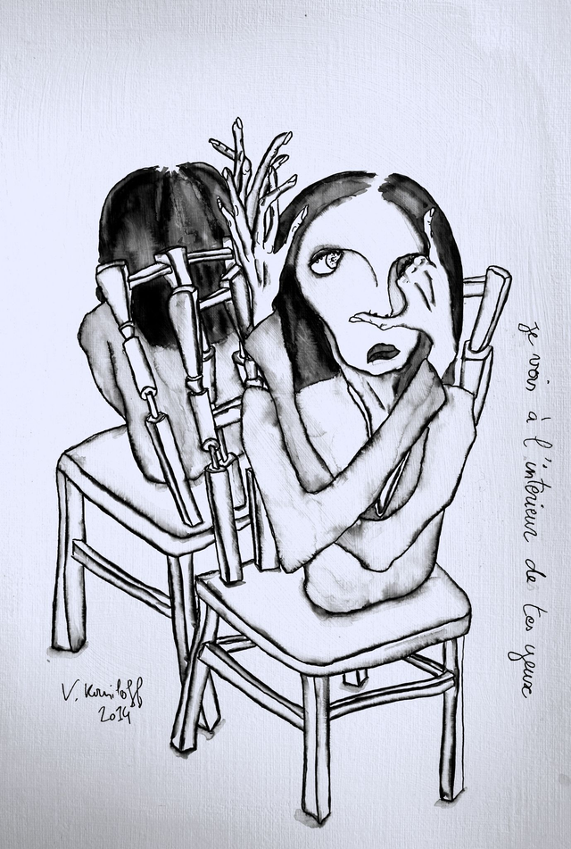 Je vois à l'intérieur de tes yeux...