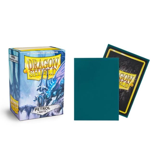 Dragon Shield Standard Size Card Game Sleeves Pack Matte Petrol