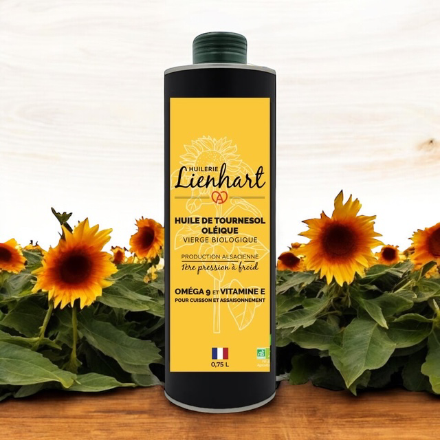 Huile de tournesol Oléique - 0,75L