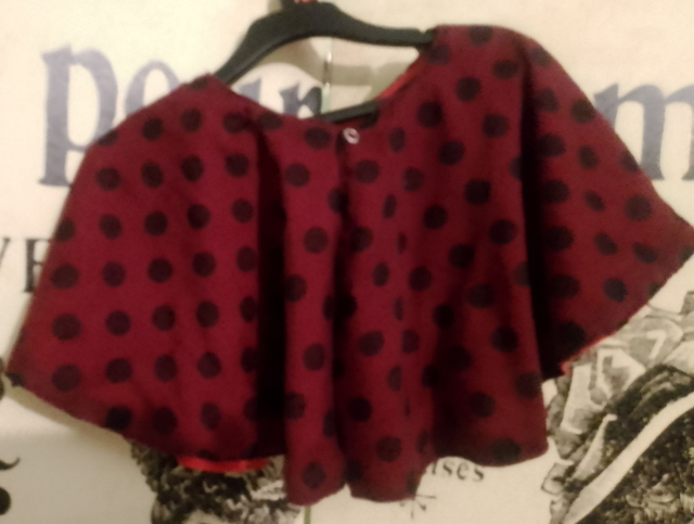 [Destockage proto] Cape "coccinelle du changement" enfant 2-6 ans Déguisement