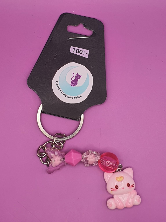 Keychain Kitty Pink