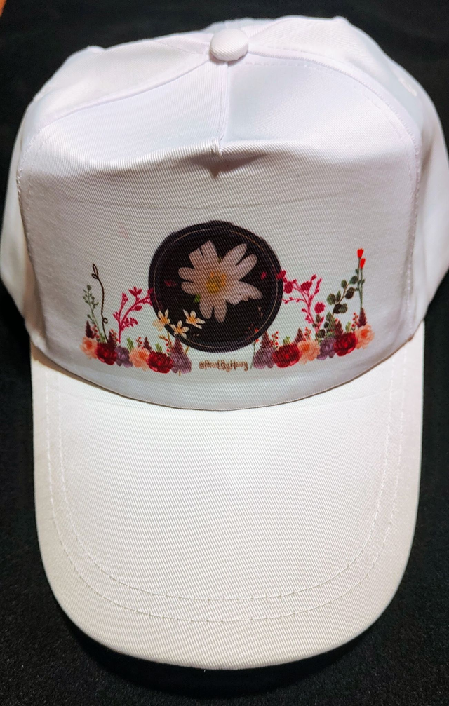 Casquette Daisy Blanche - PrintByHenry
