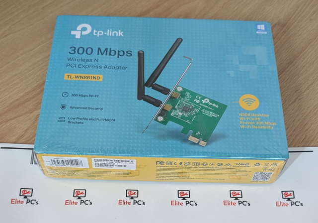 TP-LINK (TL-WN881ND V2) 300MBPS WIRELESS PCI-EXPRESS ADAPTOR