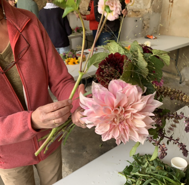Atelier floral au champ Bouquet Champêtre