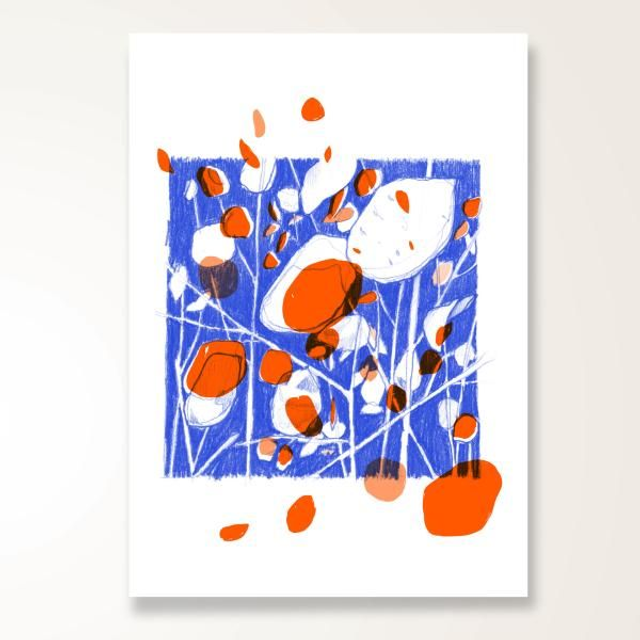 MLLE TERITE - Risographie  - A3 - 50ex -Signé