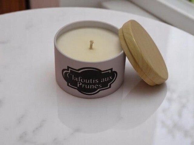 Bougie parfumée "Clafoutis aux prunes"