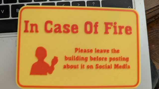 Social Media In case of fire