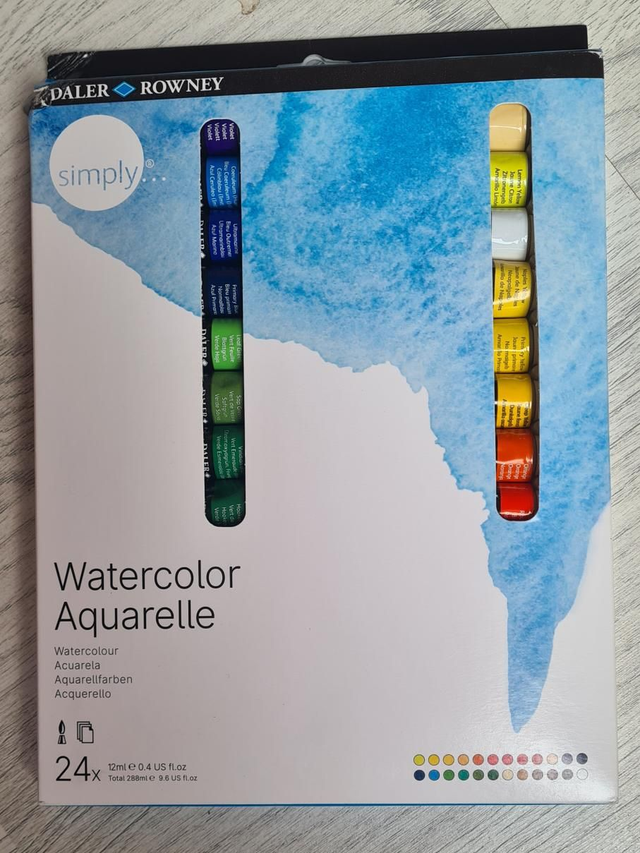 Daler Rowney Watercolour Paints 24 x 12ml