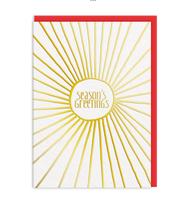 Seasons Greetings Christmas Card