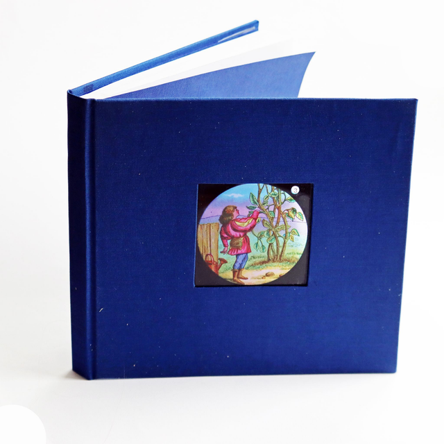 Magic lantern slide book