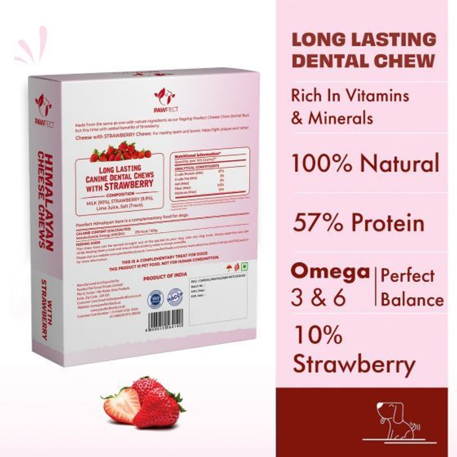 Multi Chew Deal - 3 x medium strawberry Himalayan Cheese Chews