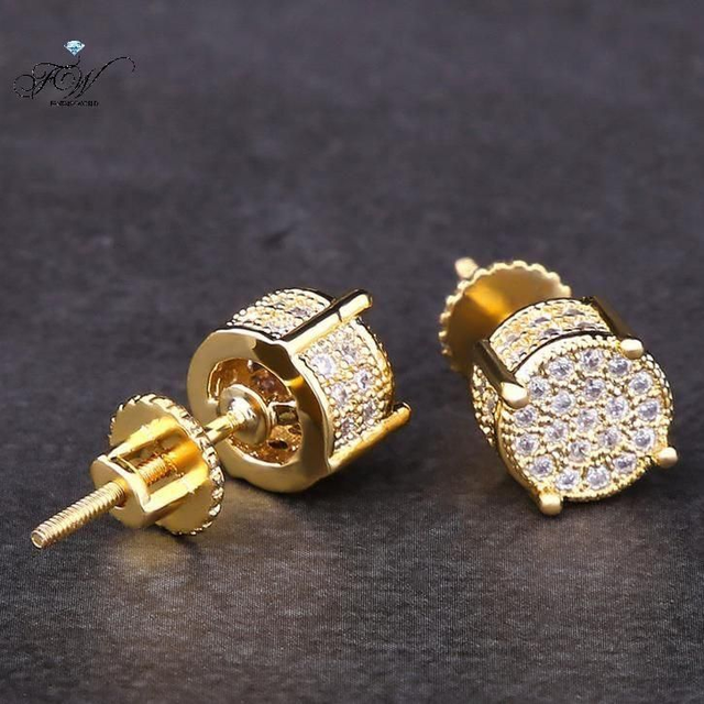 Boucles D’oreilles Diamant V4