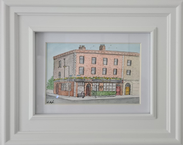 SOLD Kennedy's Bar, Dublin 6 Inch x 4 Inch