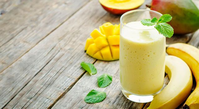 Smoothie exotique grand vert